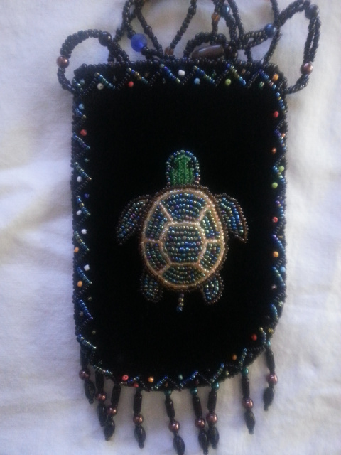 Black smart ph. holder w/ turtle 